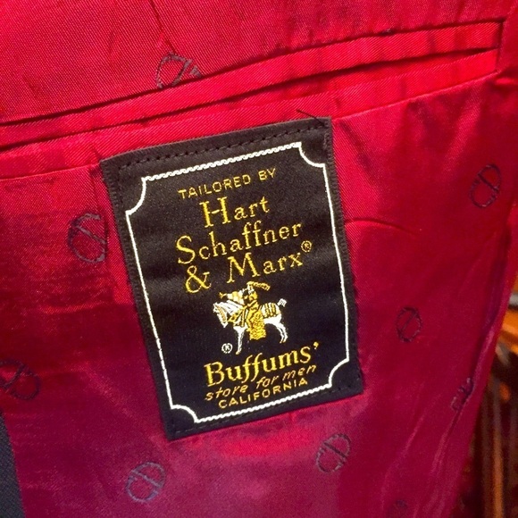 Hart Schaffner & Marx Sport Coat Black designed by Christian Dior - Picture 8 of 10